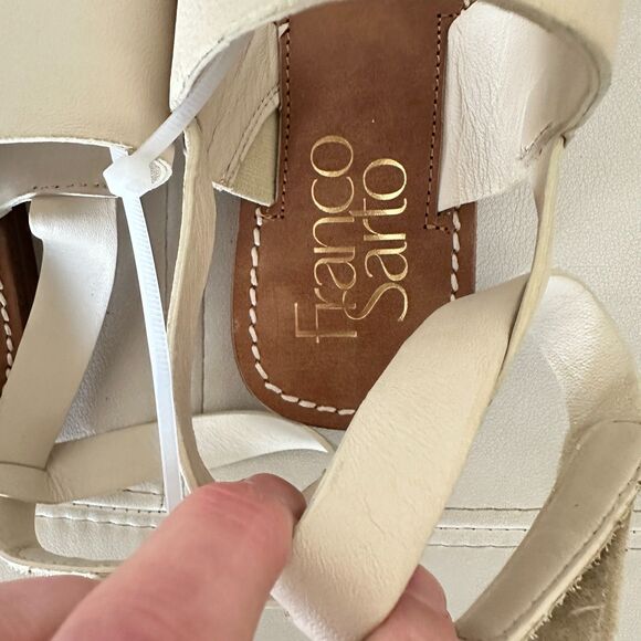 Franco Sarto Women's Tanara Ankle Strap Sandal Leather size 7.5 New - Picture 3 of 9